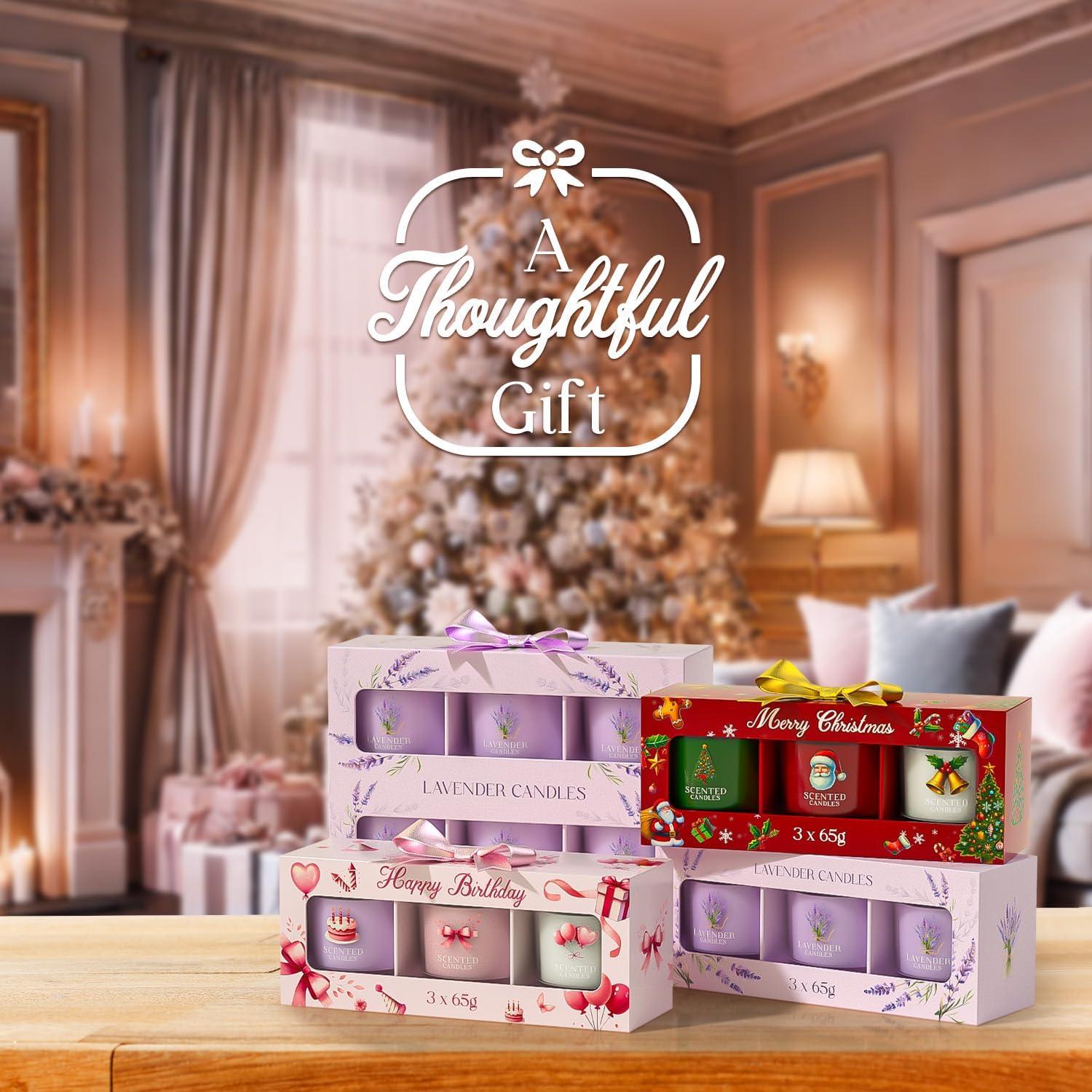 Set de 3 Velas Aromáticas Lavanda CHILLFLAME - 198 g