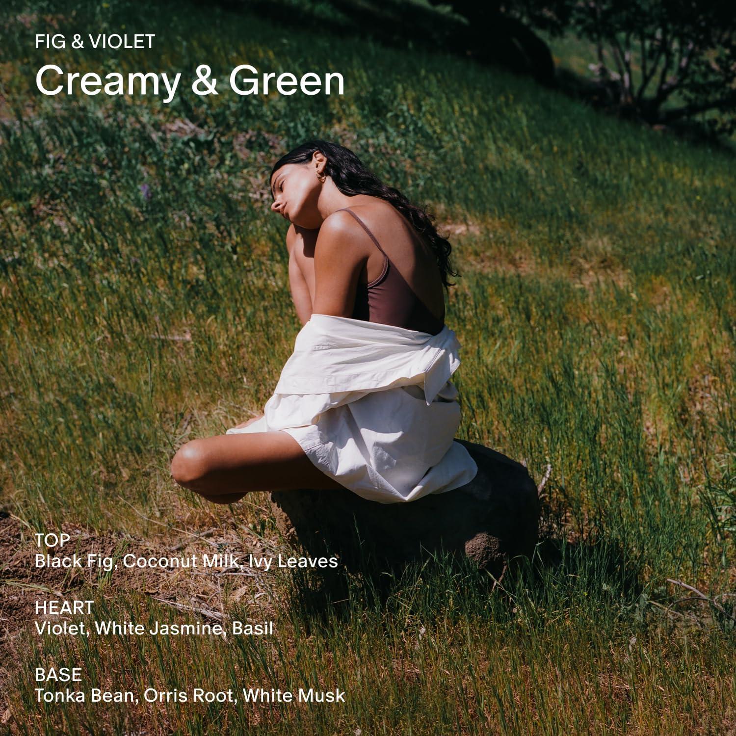 Vela Perfumada Salt & Stone Higo y Violeta 240g - Aromática