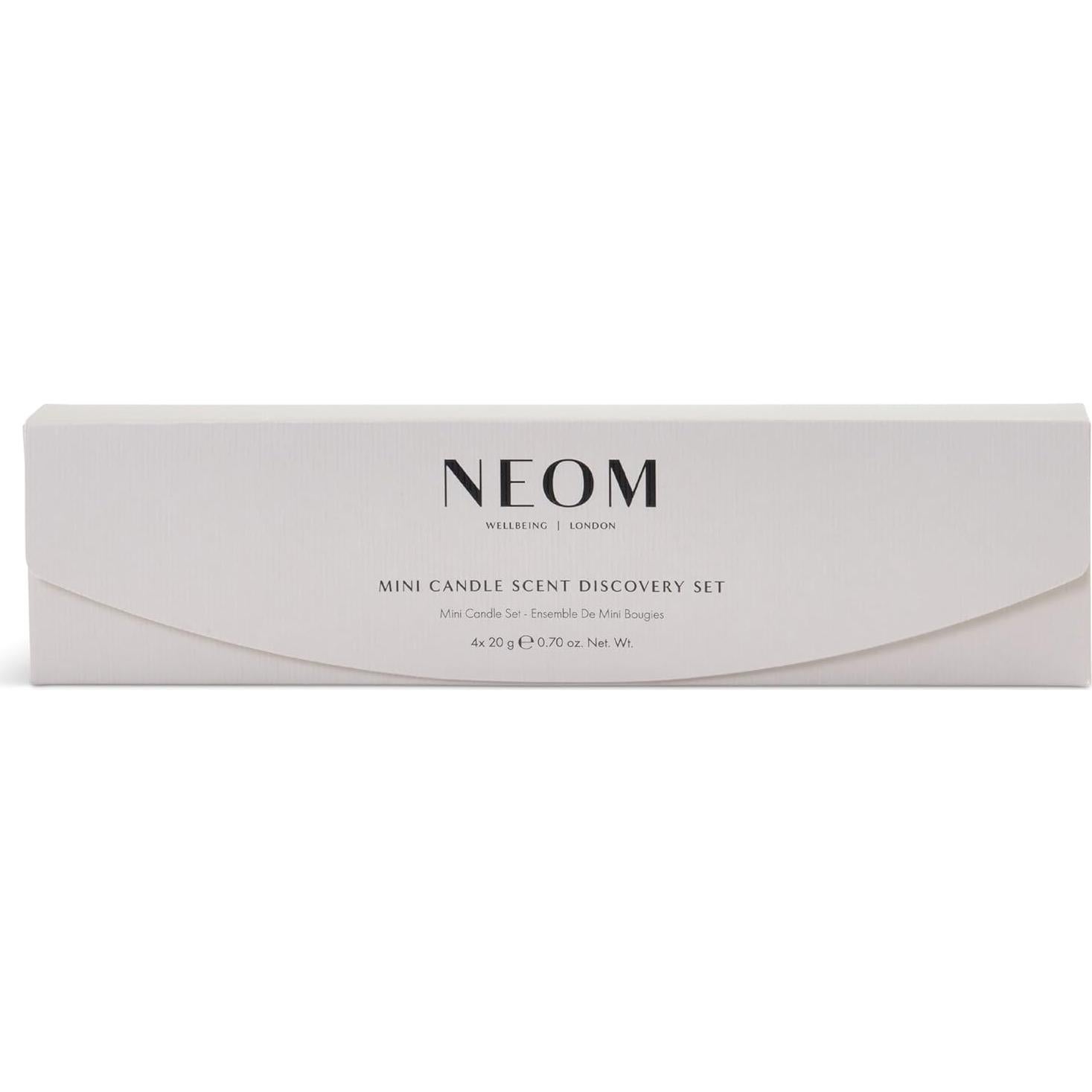 Mini Juego de Velas Aromáticas NEOM | 4x20g Fragancias Naturales