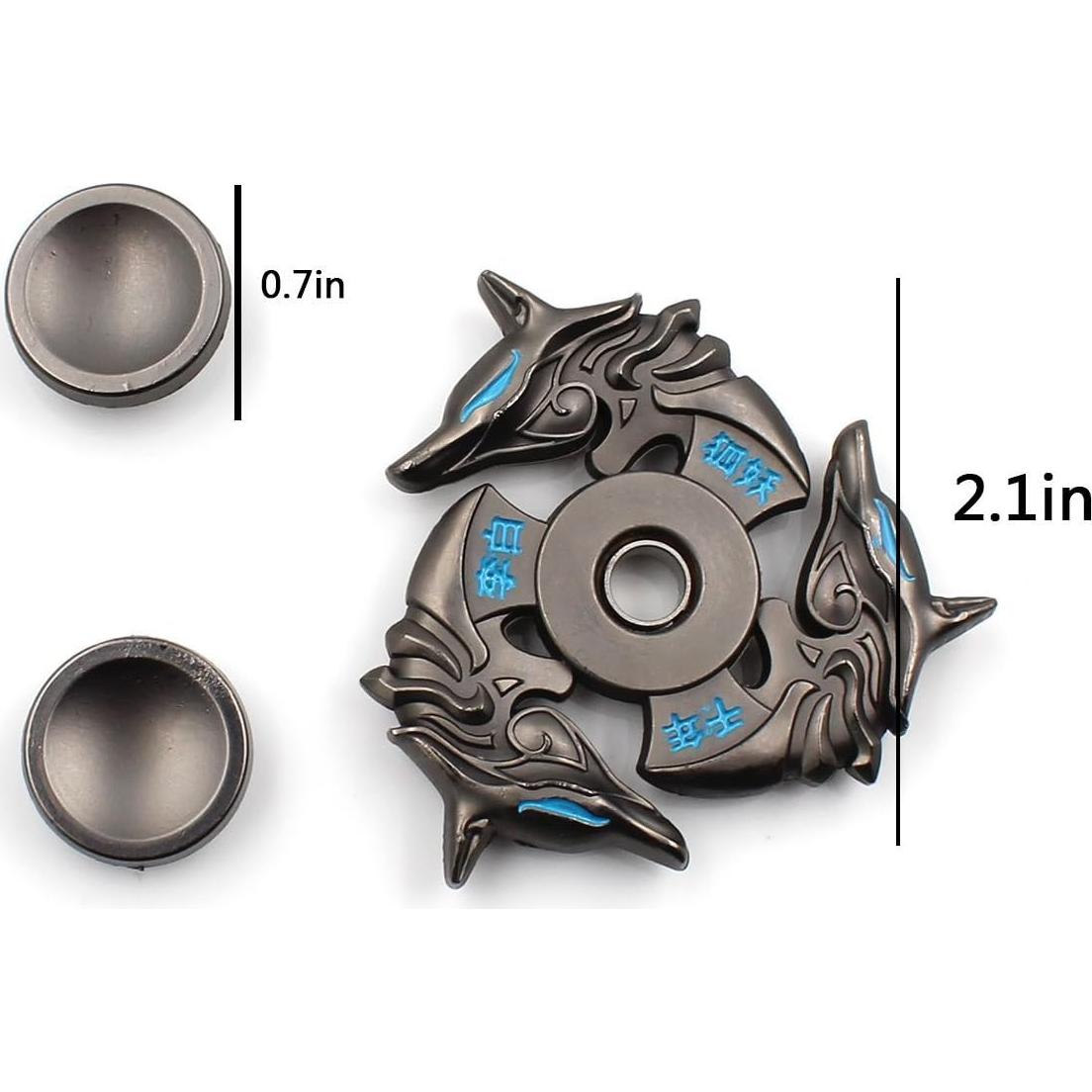 Spinner Fidget de Metal MTELE Alta Velocidad Alivio Ansiedad