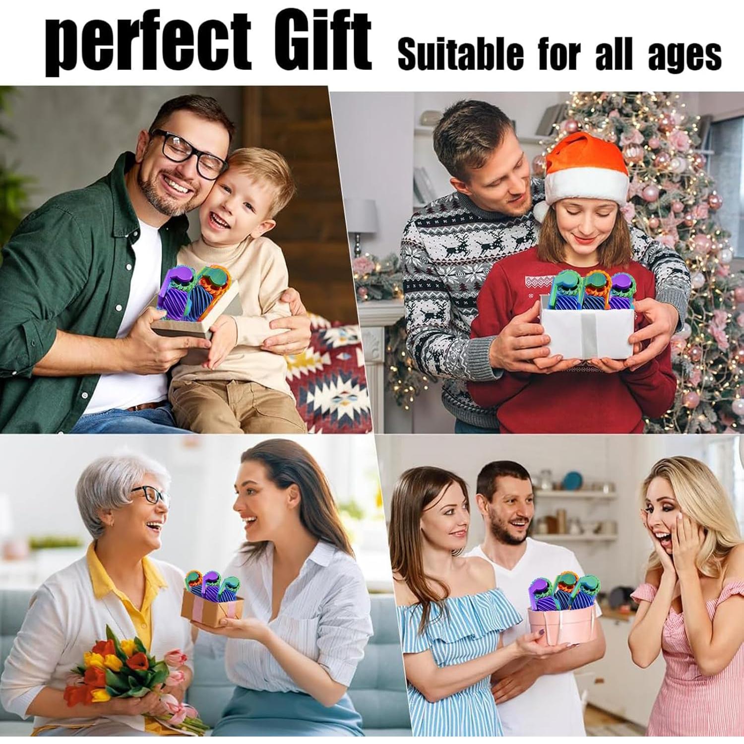 Fidget Spinner 3D RQBIIXFM Mini Alivio Estrés 11.6g