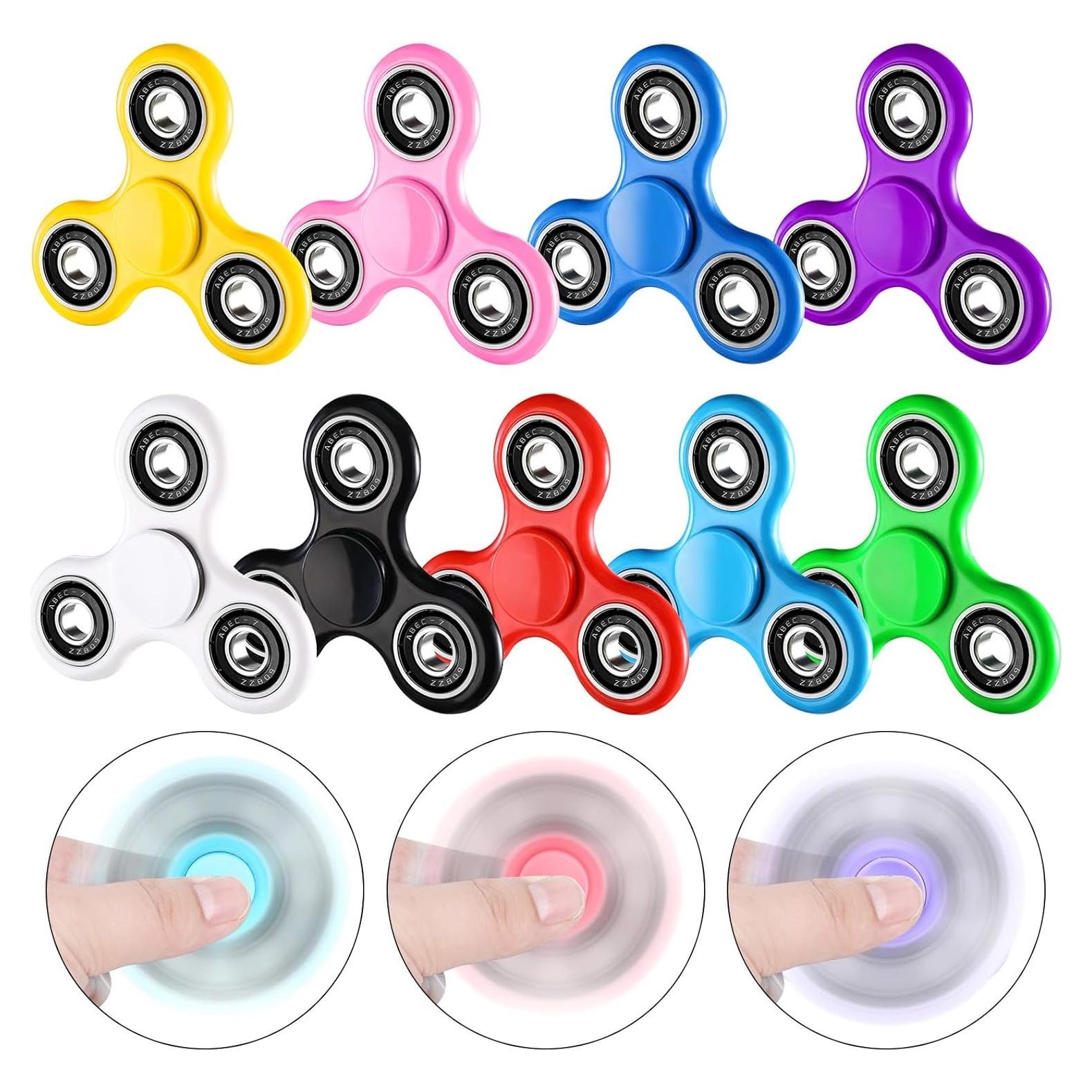 Paquete de 50 Spinners Antiestrés SCIONE para Niños 3+