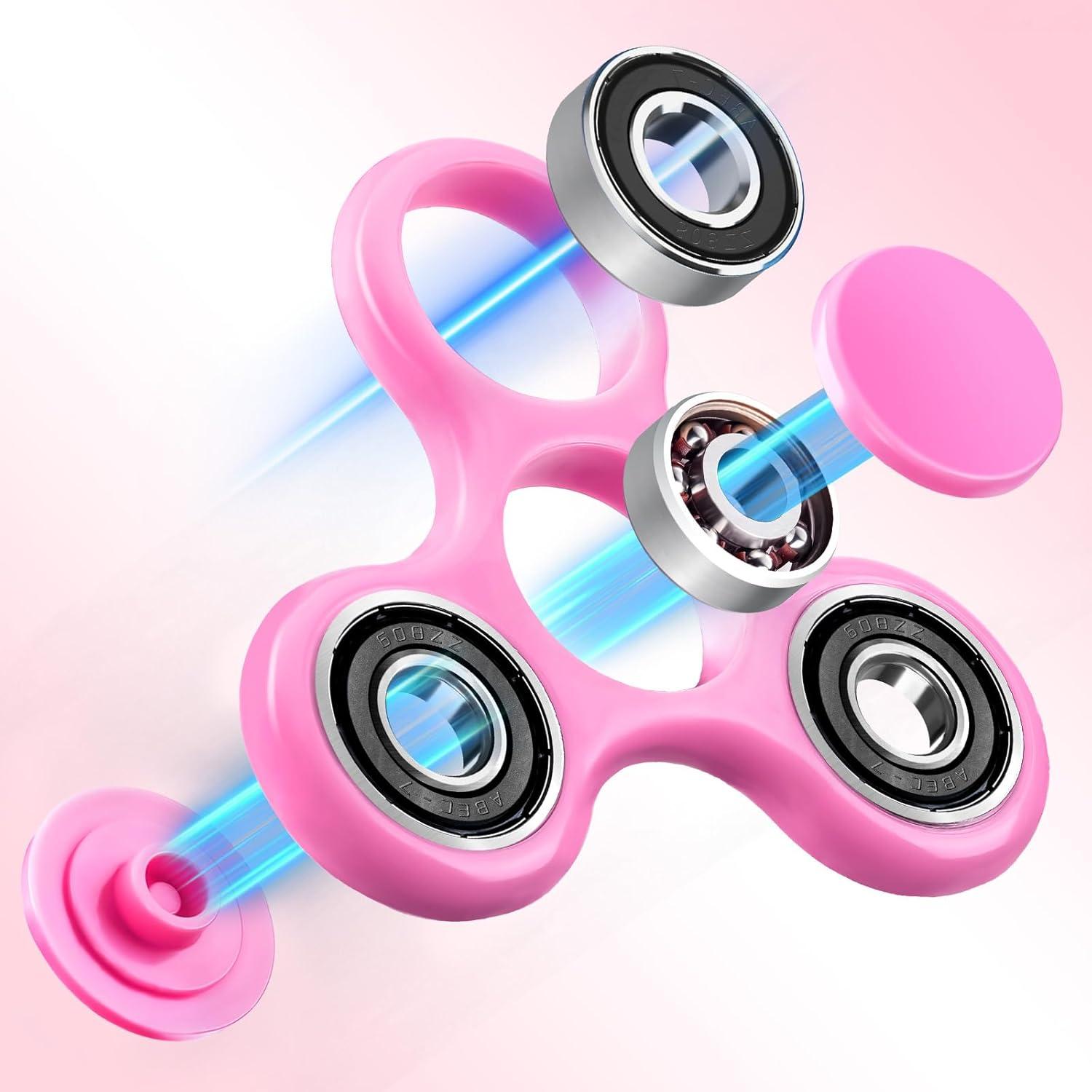 Paquete de 50 Spinners Antiestrés SCIONE para Niños 3+