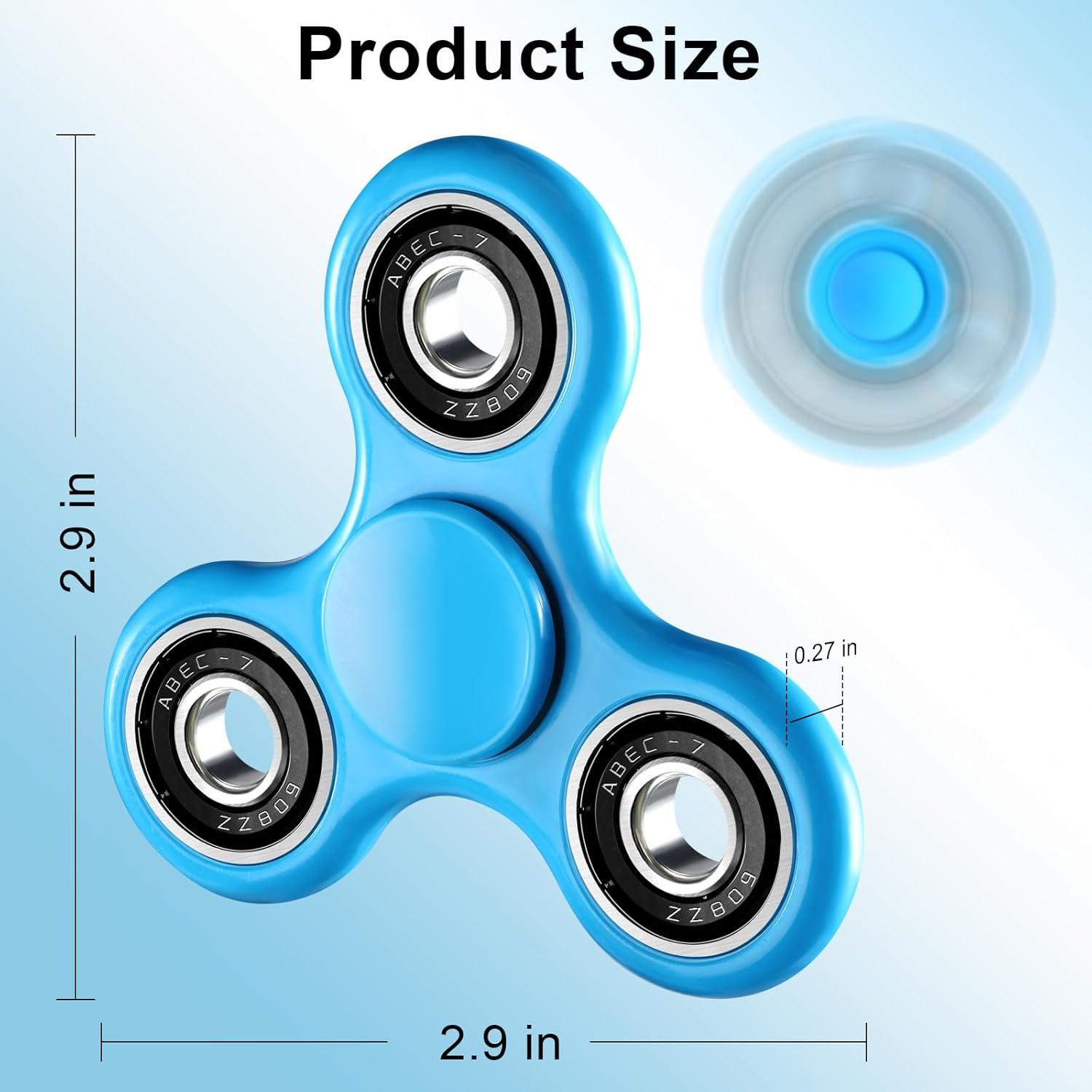 Paquete de 50 Spinners Antiestrés SCIONE para Niños 3+