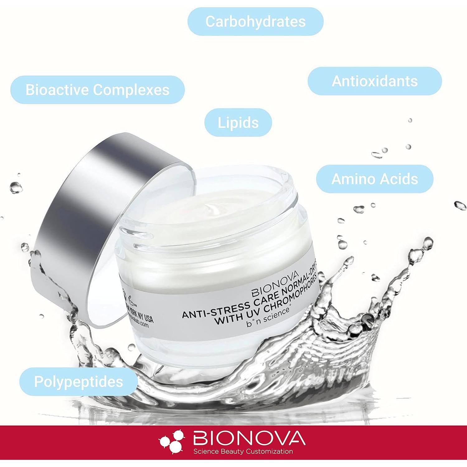 Crema Anti-Estrés Bionova para Piel Normal a Seca 170 g