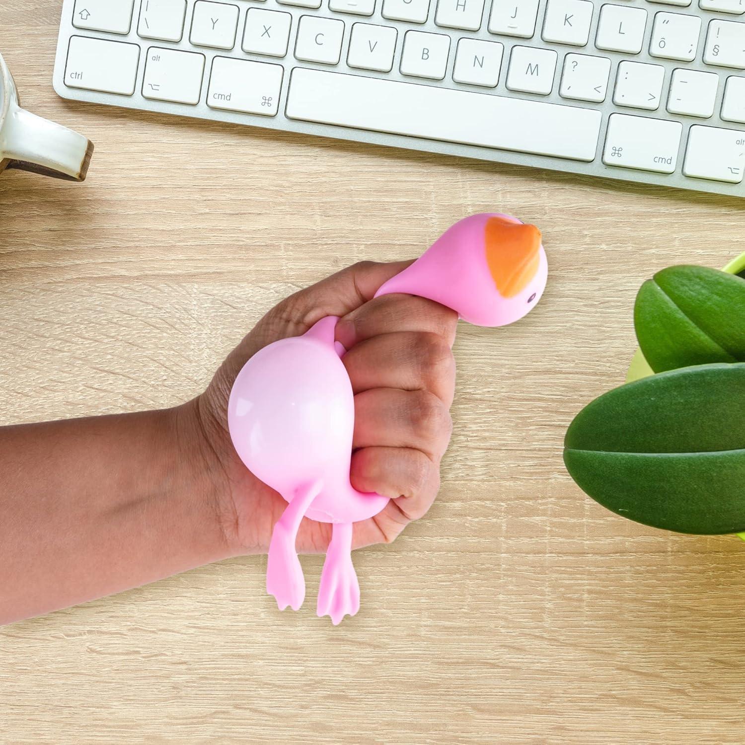 Patos de Gelatina Antiestrés Super Z Outlet - Set de 6 Unidades