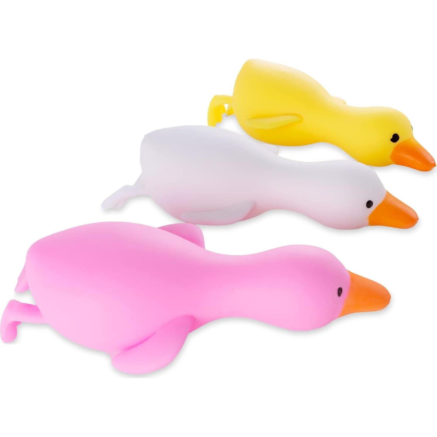 Patos de Gelatina Antiestrés Super Z Outlet - Set de 6 Unidades