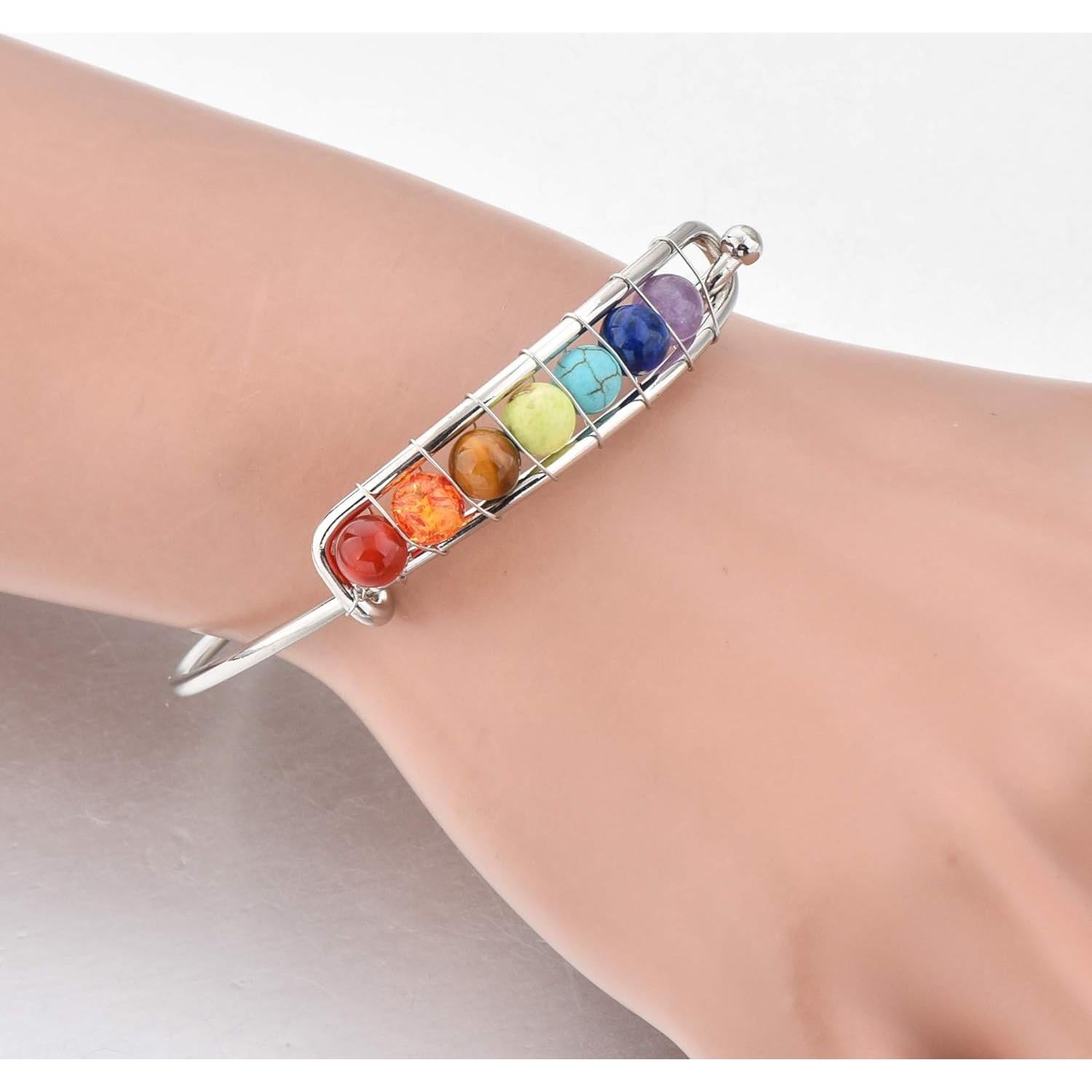 Pulsera Volcánica de Lava Mystiqs para Aromaterapia Unisex