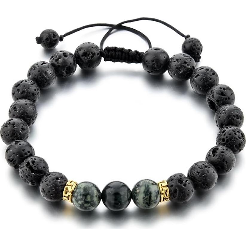 Pulsera Volcánica Ajustable Mystiqs para Niños y Adultos - Difusor de Aceite Esencial