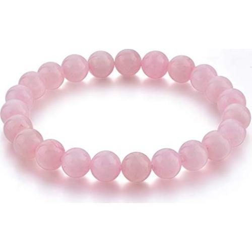 Pulsera de Lava y Cuarzo Rosa Mystiqs con Difusores de Aceite