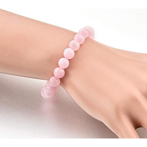 Pulsera de Lava y Cuarzo Rosa Mystiqs con Difusores de Aceite