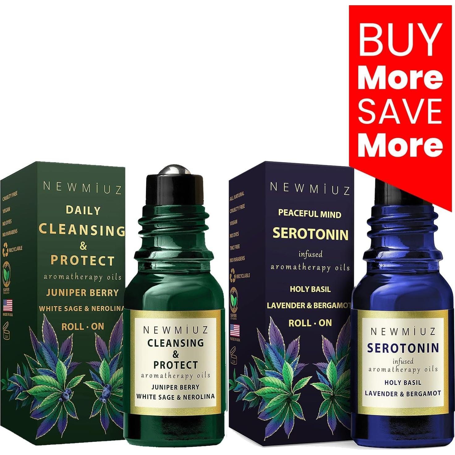 Roll-On Aromaterapia New Miuz - Salvia y Lavanda 10ml