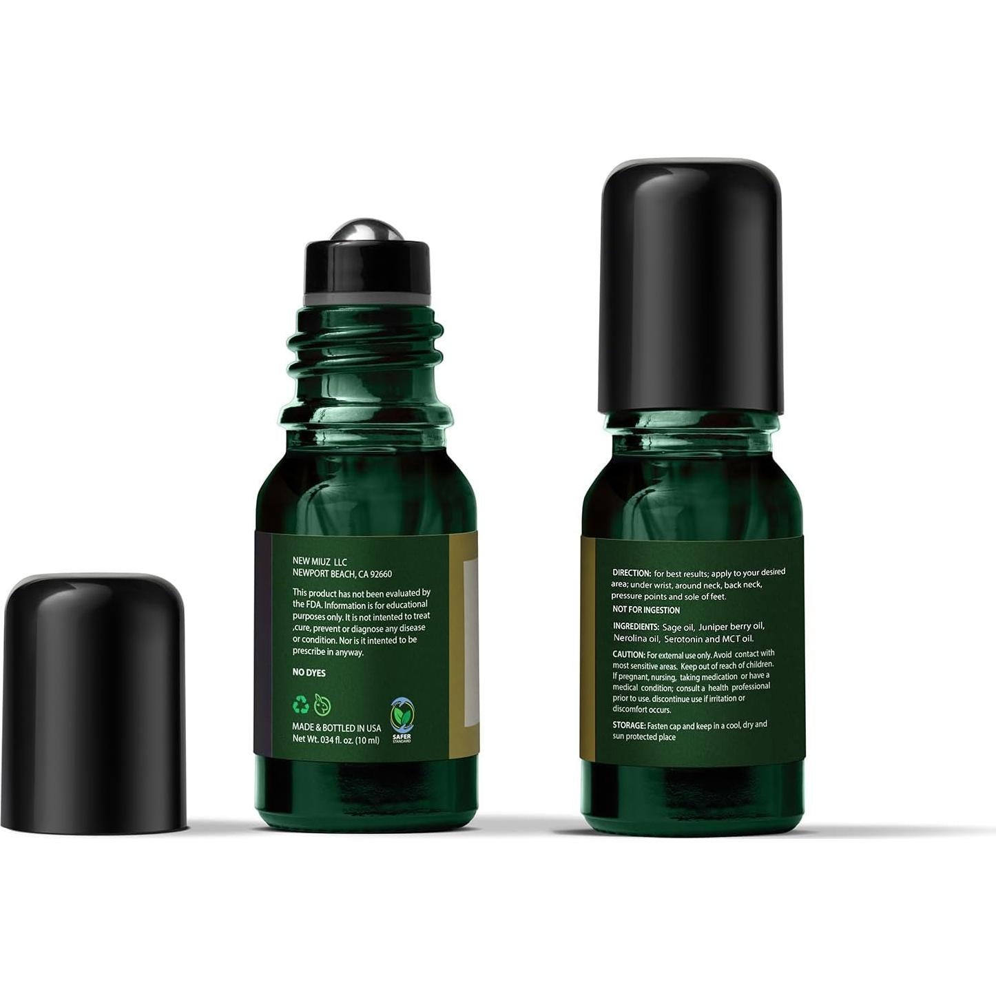 Roll-On Aromaterapia New Miuz - Salvia y Lavanda 10ml