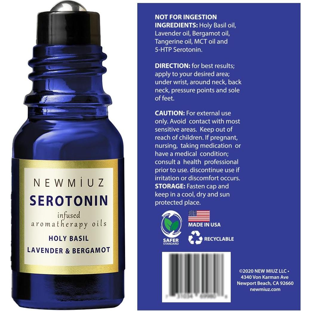 Roll-On Aromaterapia New Miuz - Salvia y Lavanda 10ml