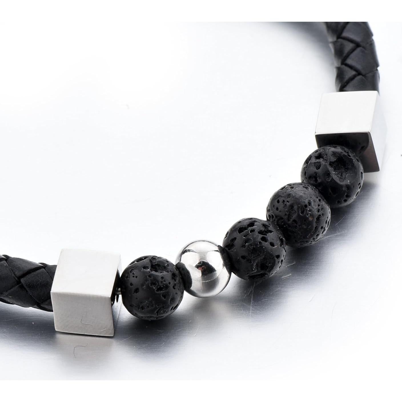 Pulsera de Rocas de Lava Aromaterapia Mystiqs para Mujeres
