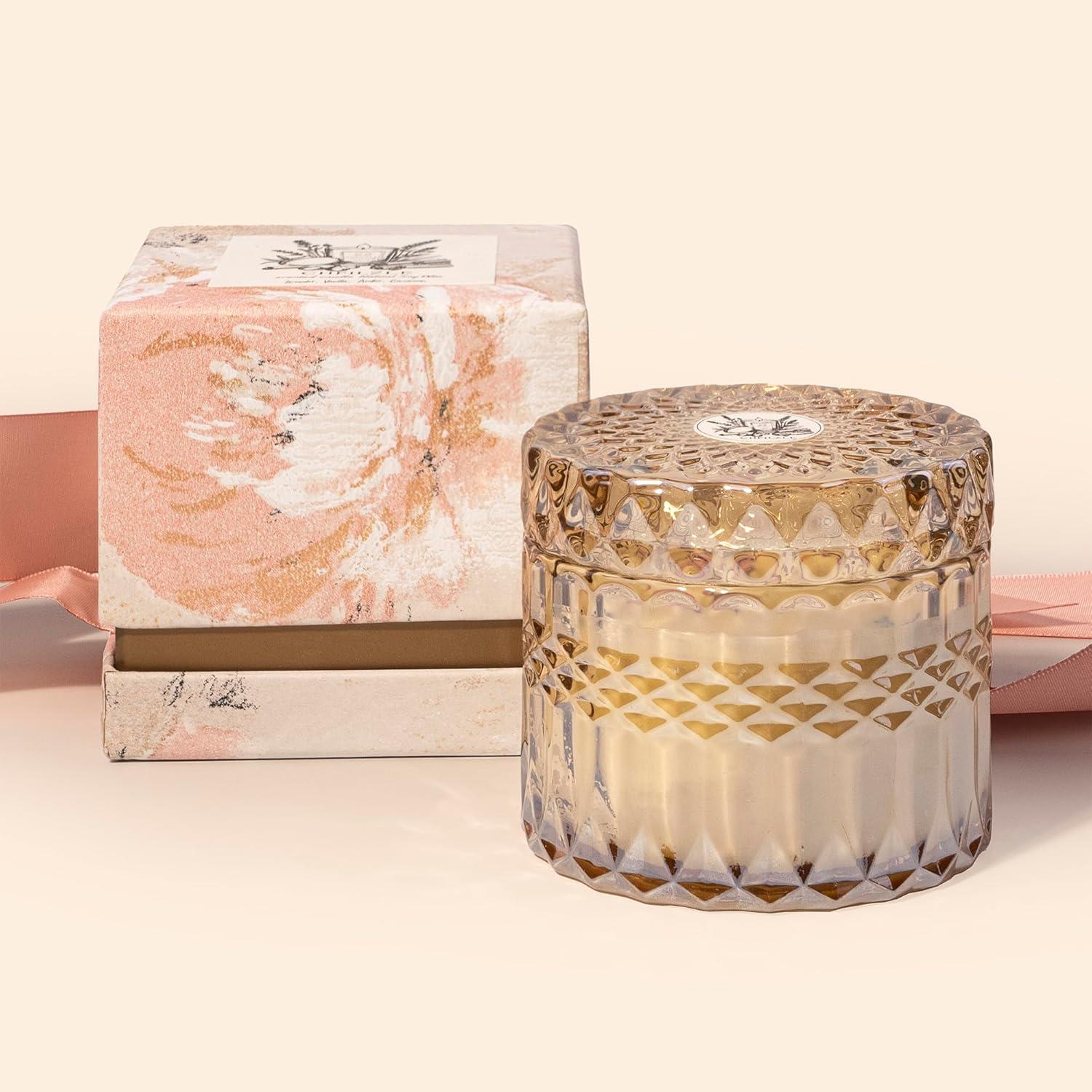 Juego de Velas de Soja CHFILZLE 200g Lavanda y Vainilla