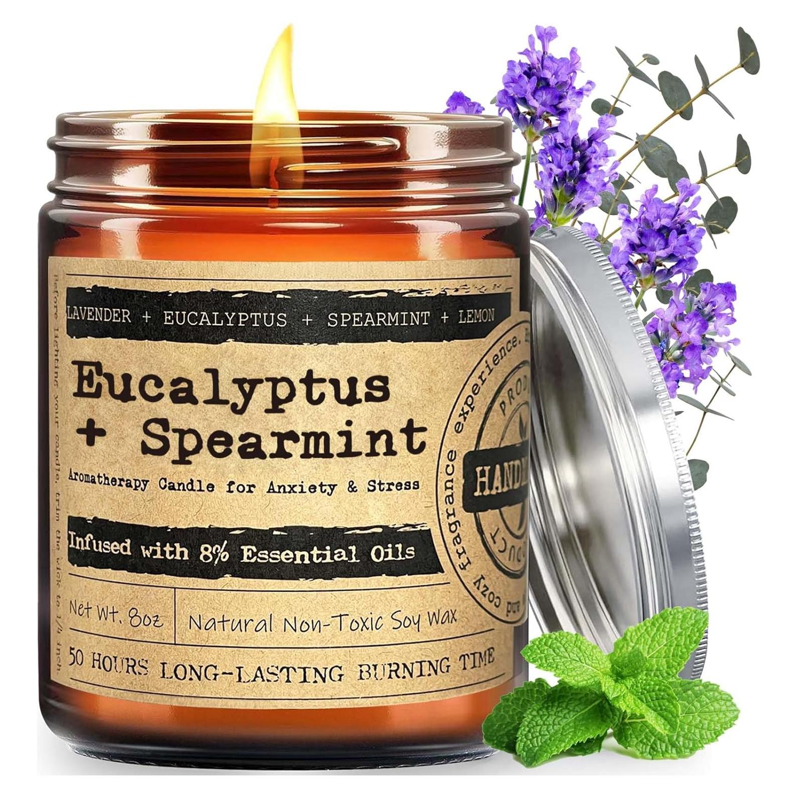 Vela Aromática de Lavanda y Eucalipto KOTKAS 227g