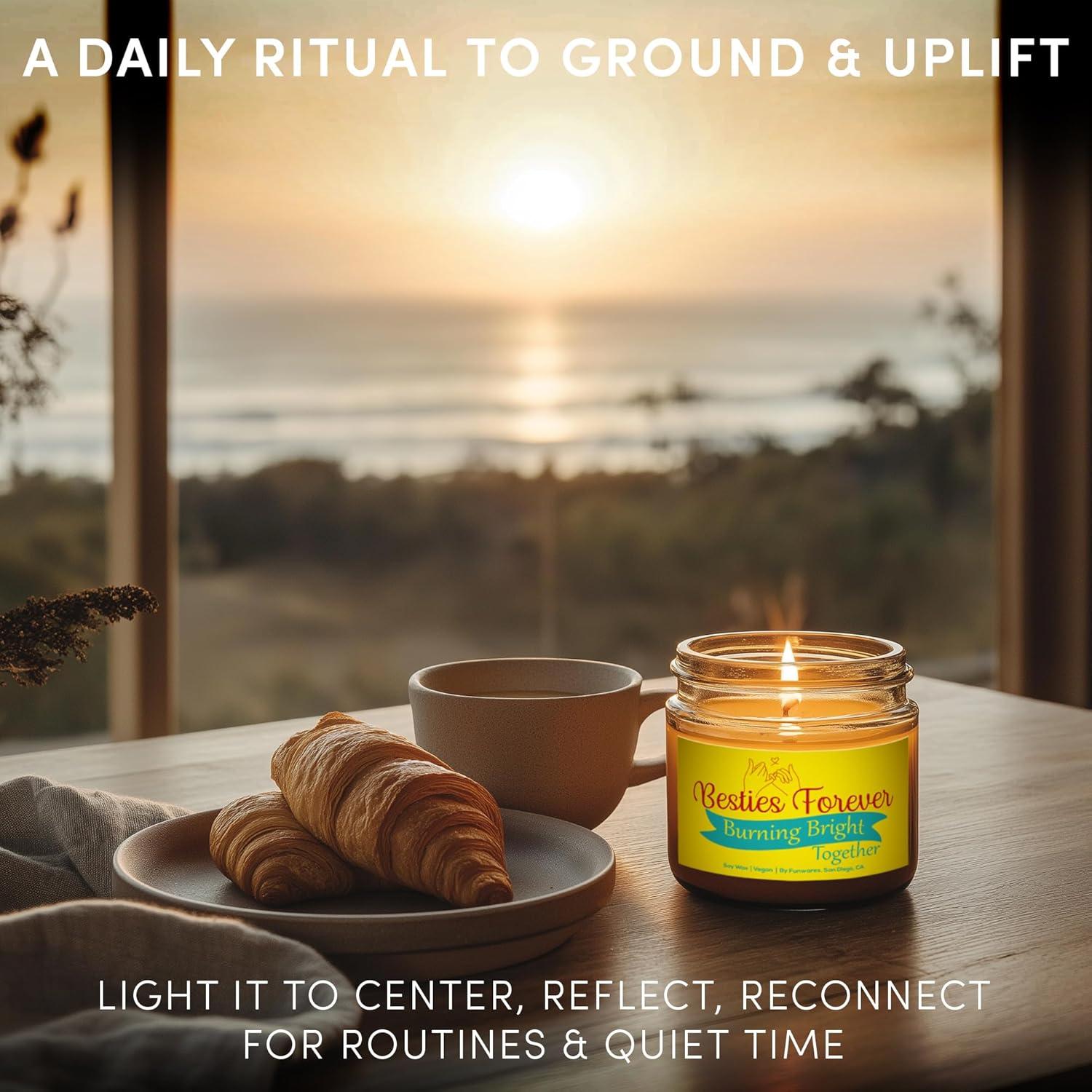 Vela de Soja Vainilla UT Brands - 50+ Horas Quema Limpia