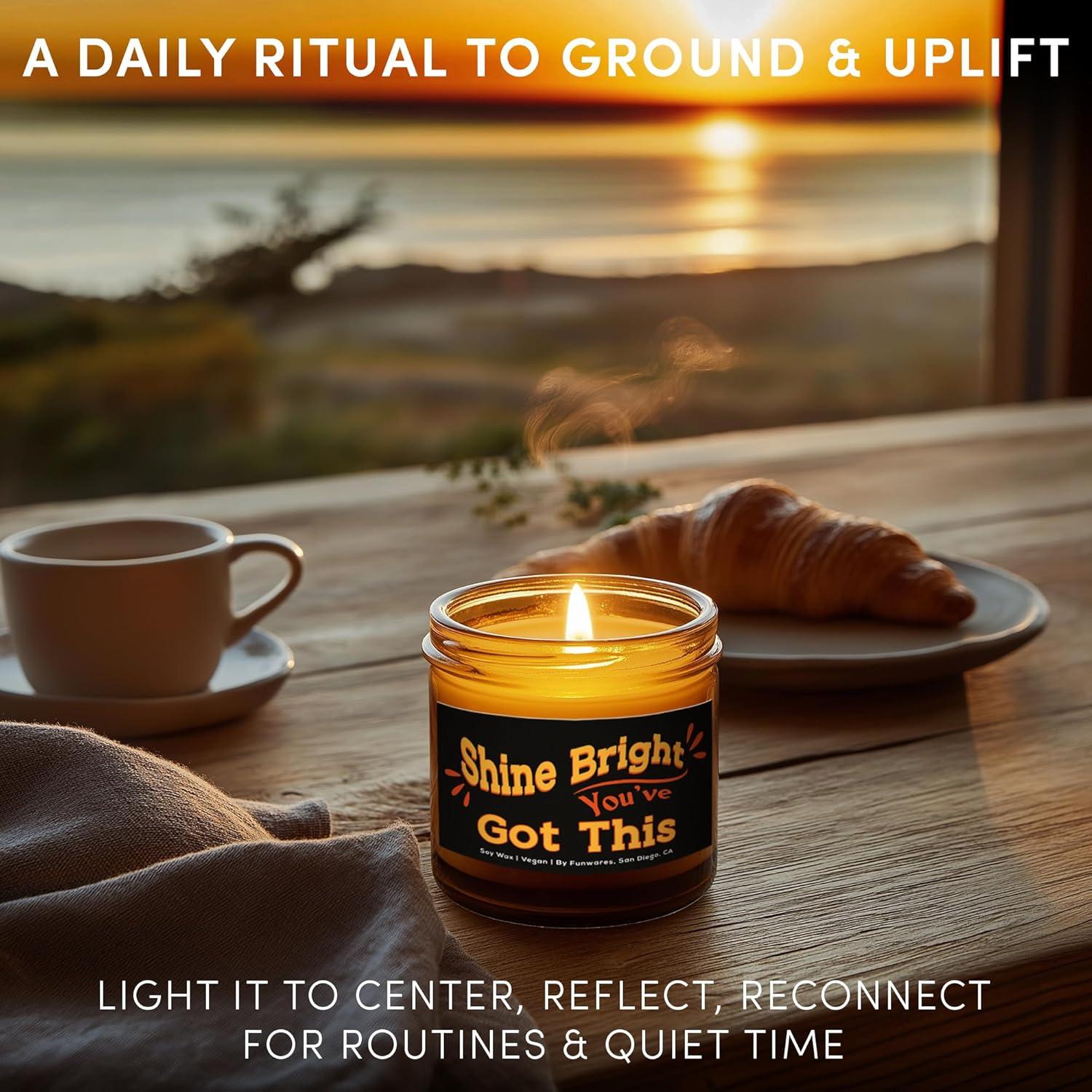 Vela de Soja Funwares Vainilla 255g - Quema Limpia y Vegana