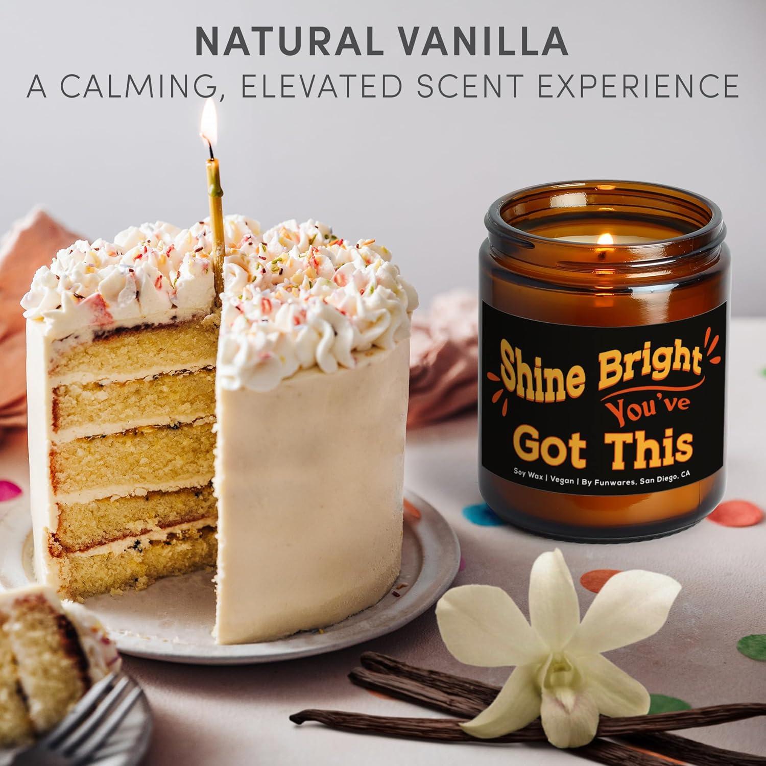 Vela de Soja Funwares Vainilla 255g - Quema Limpia y Vegana