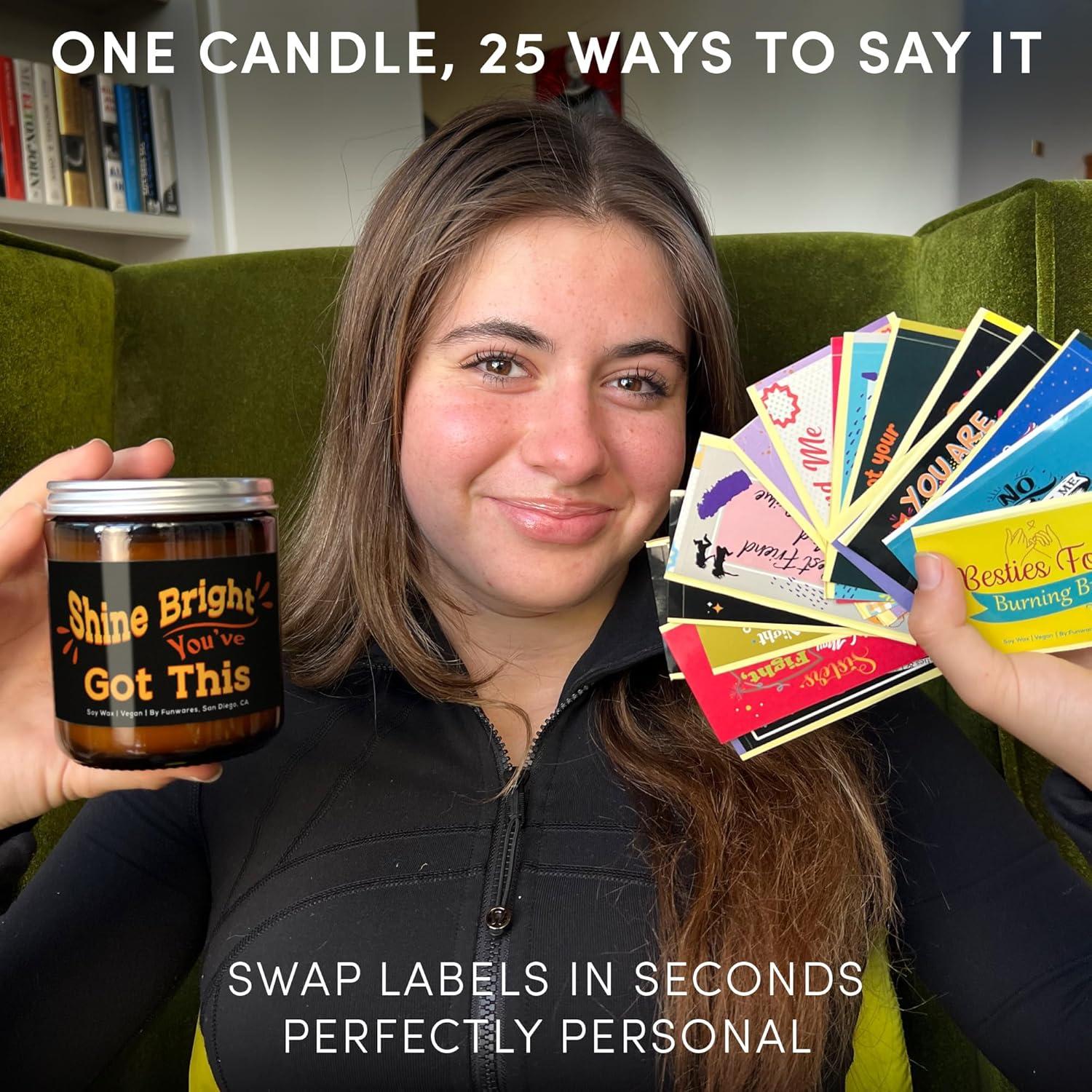 Vela de Soja Funwares Vainilla 255g - Quema Limpia y Vegana