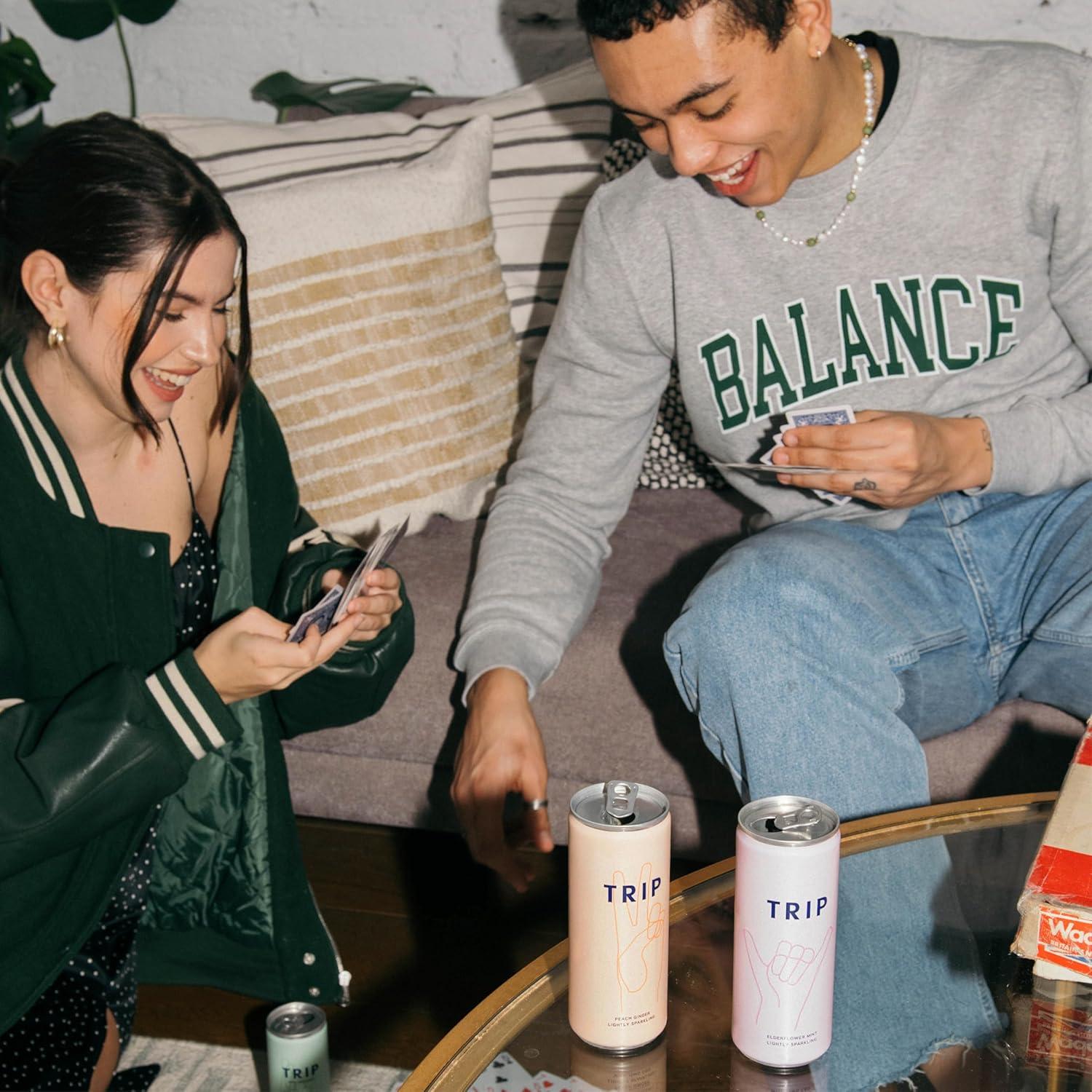 Seltzer Adaptógeno Trip Mindful Blend Melón Pepino 355ml 12Pk