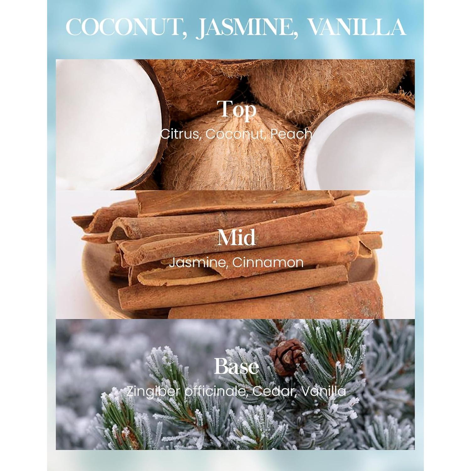 Vela Aromática M&SENSE Coco Playa 320g - Alivio del Estrés