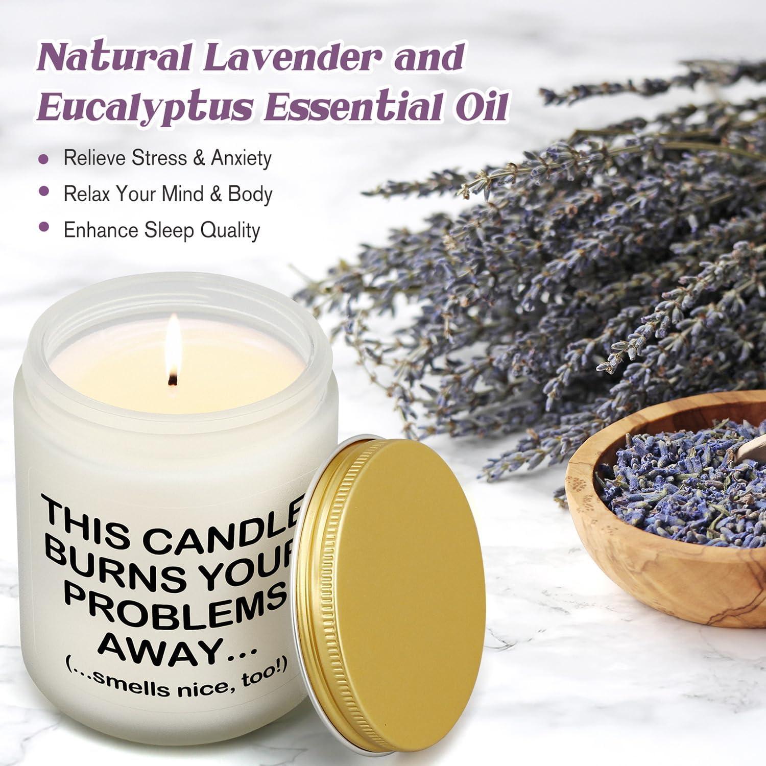 Vela Relajante CINGUE con Aroma de Lavanda y Eucalipto 439g