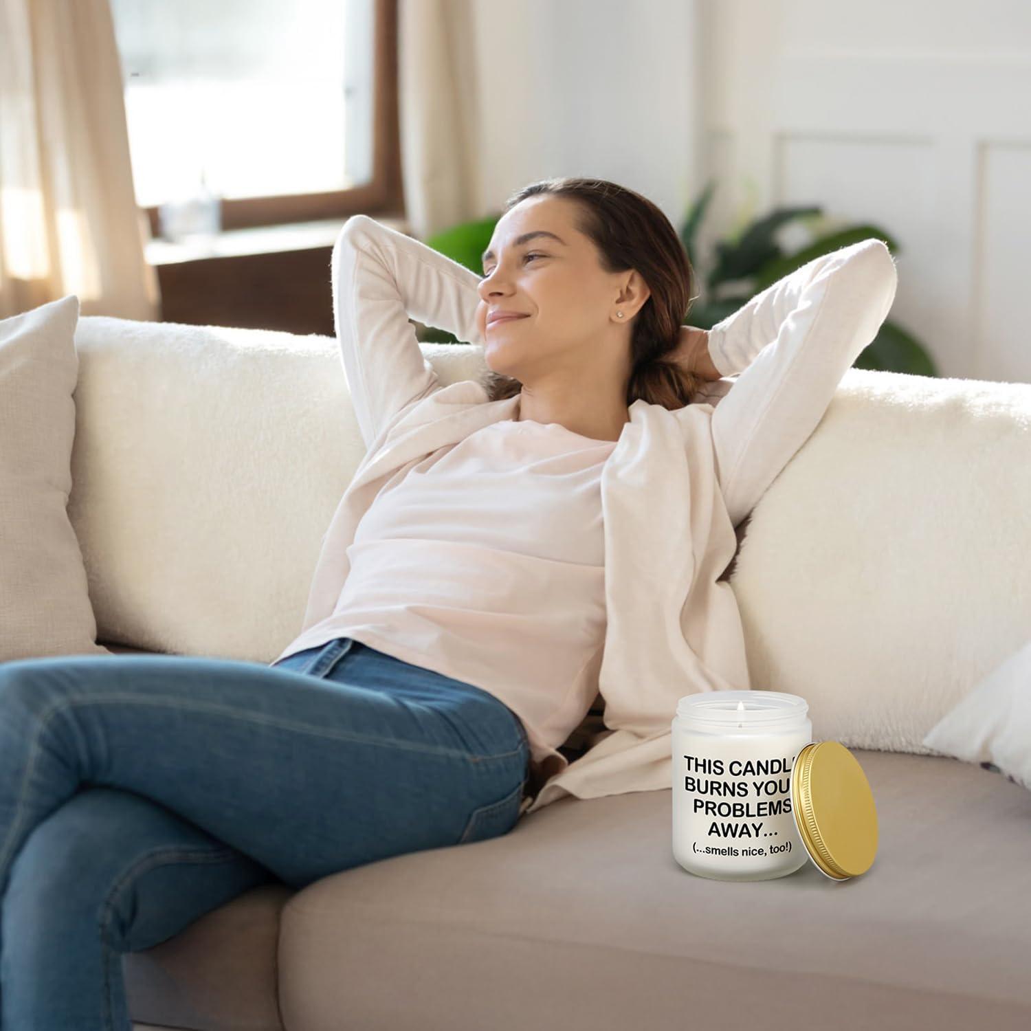 Vela Relajante CINGUE con Aroma de Lavanda y Eucalipto 439g