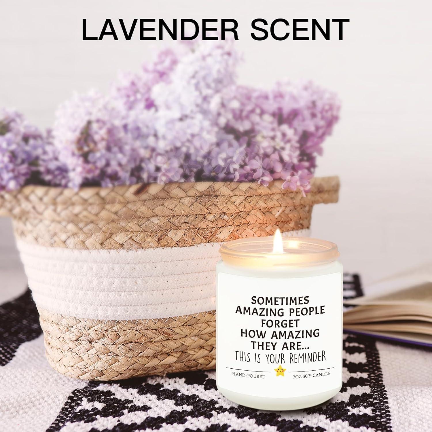 Vela Aromática Nuowa en Frasco de Vidrio - Lavanda y Eucalipto