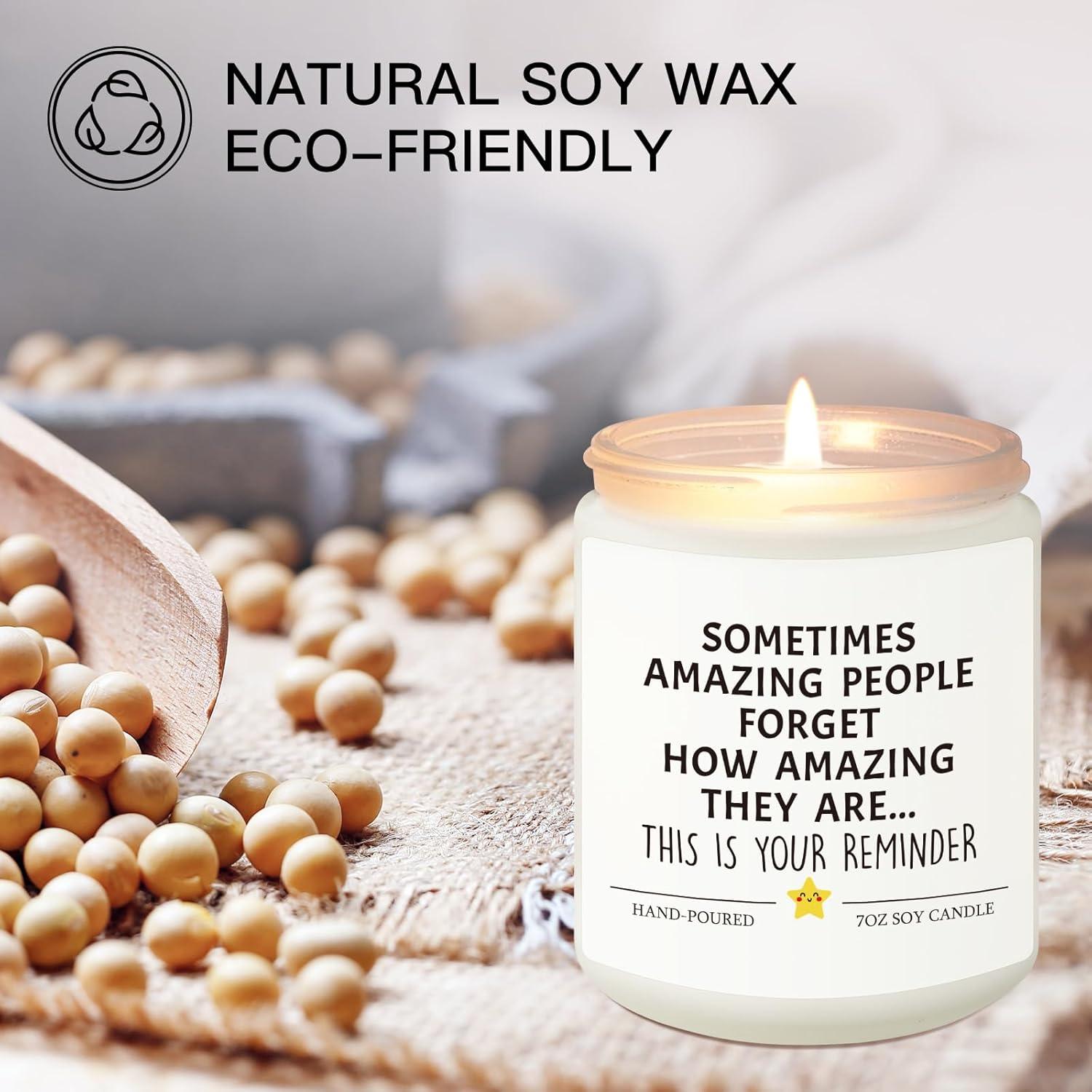 Vela Aromática Nuowa en Frasco de Vidrio - Lavanda y Eucalipto