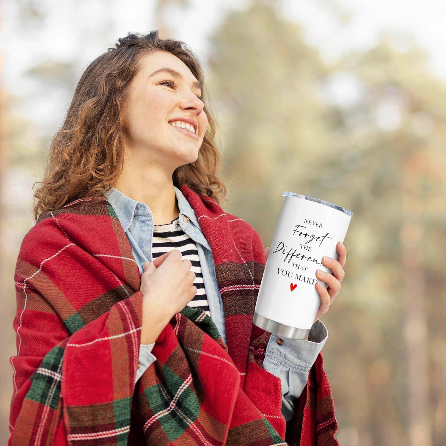 Vaso Pudmaple 20oz Aislado con Mensaje de Agradecimiento