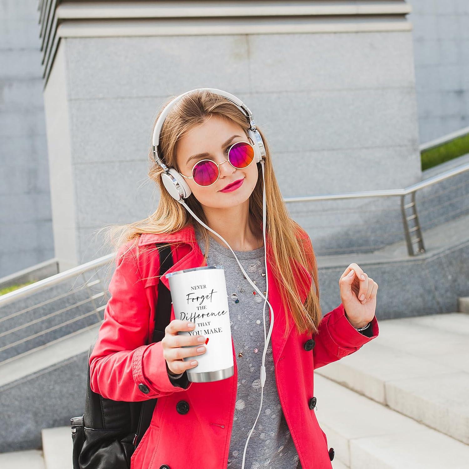 Vaso Pudmaple 20oz Aislado con Mensaje de Agradecimiento