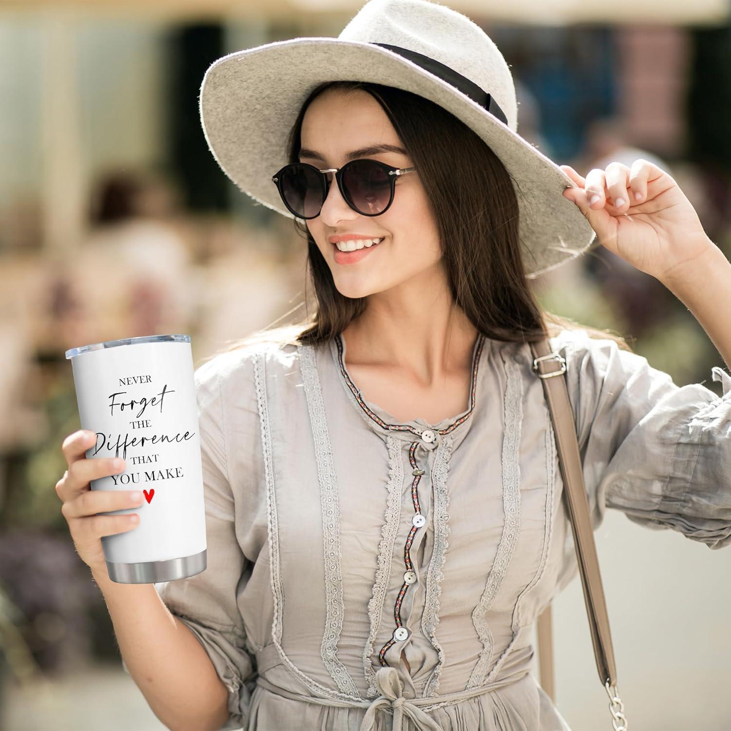 Vaso Pudmaple 20oz Aislado con Mensaje de Agradecimiento