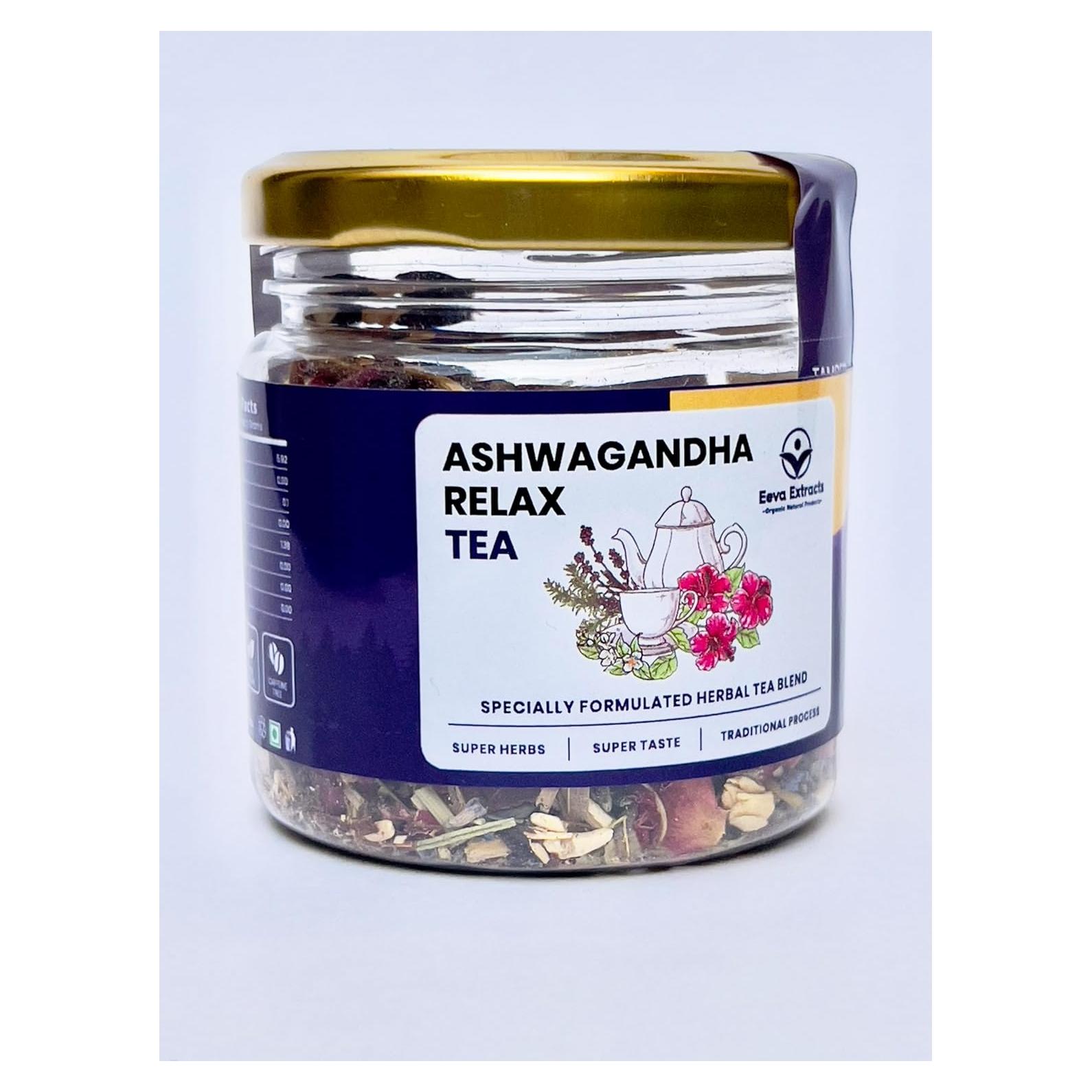Té Herbal Relajante Eeva Extracts con Ashwagandha 25g