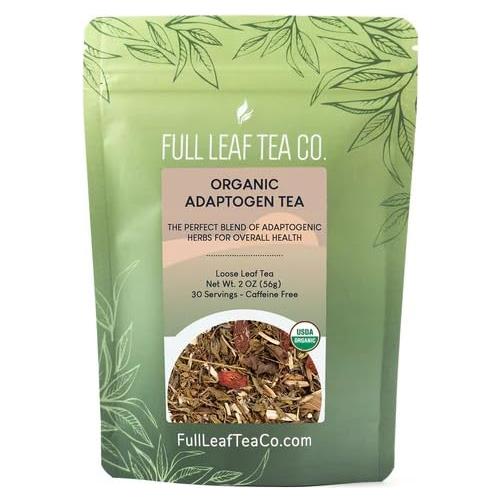 Té Herbal Adaptógeno Orgánico 226g - Full Leaf Tea Co.