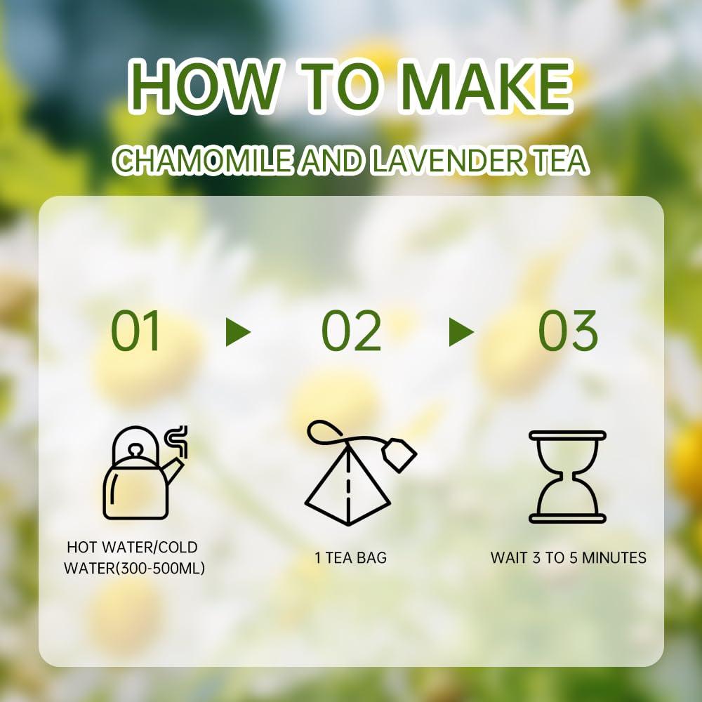 Té de Manzanilla y Lavanda HANFANGLING 20 Bolsas 24.1g