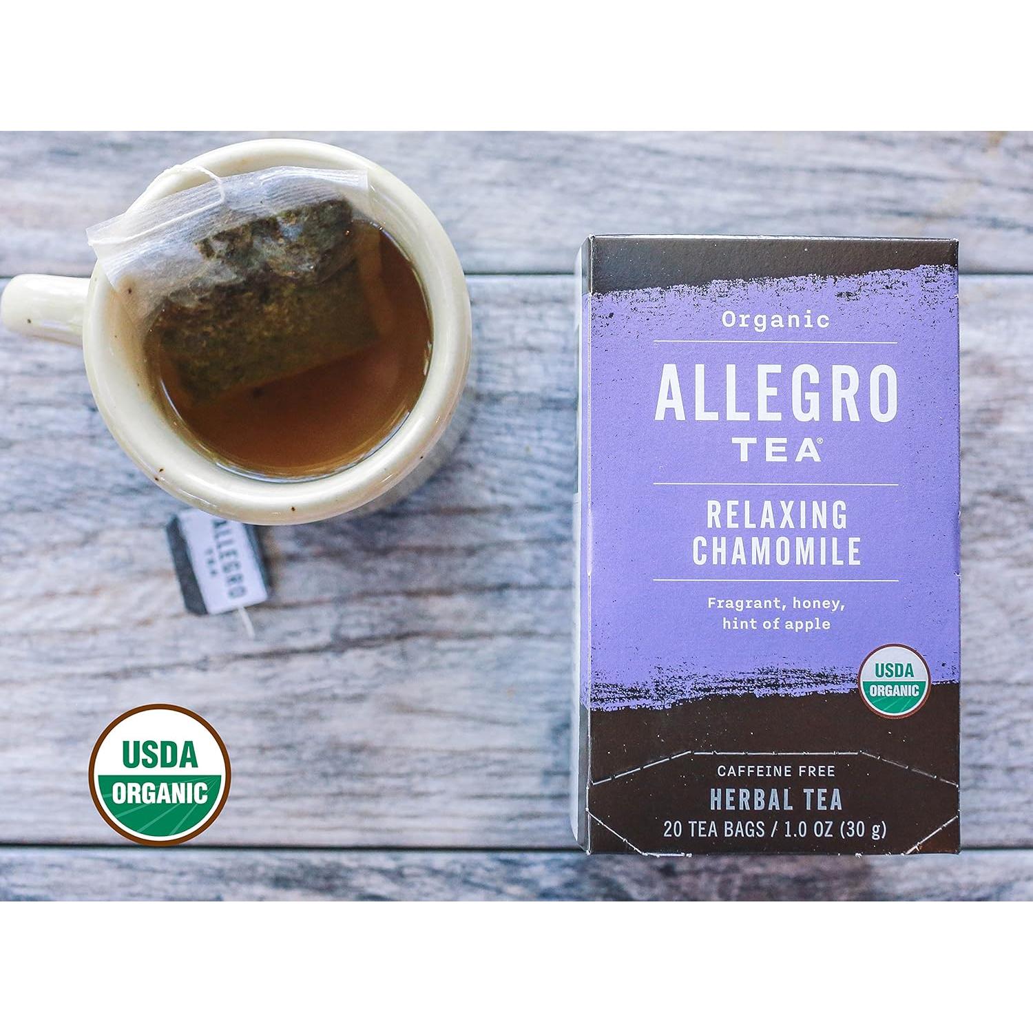 Té de Manzanilla Orgánica Relajante Whole Foods 20 Bolsitas