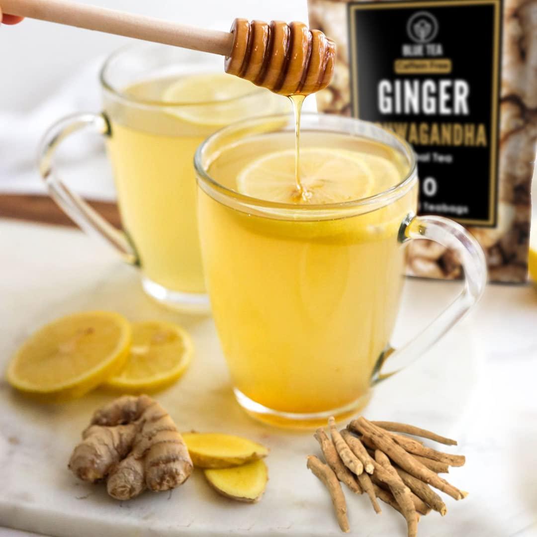 Té de Hierbas Jengibre Ashwagandha - 10 Bolsas - Sin Cafeína