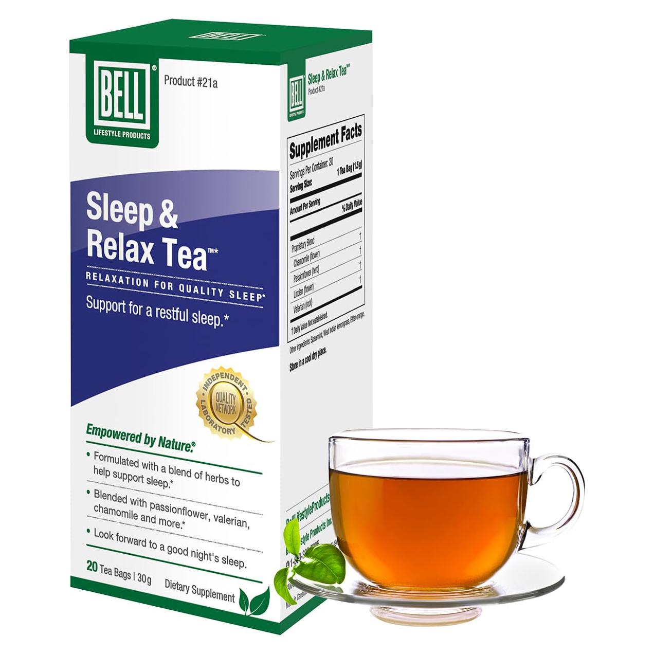 Té Herbal para Dormir Bell Lifestyle - 20 Bolsitas Sin Cafeína