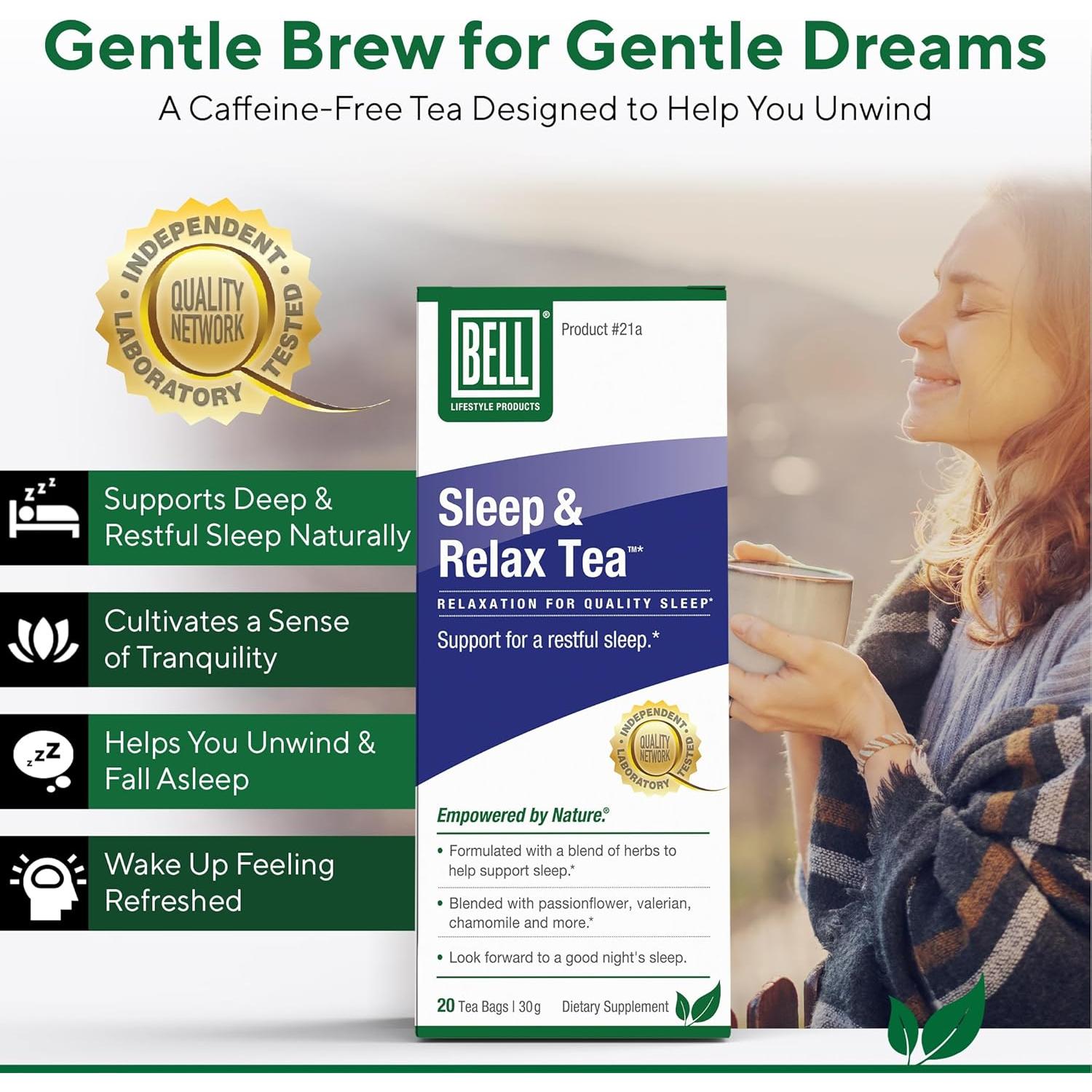 Té Herbal para Dormir Bell Lifestyle - 20 Bolsitas Sin Cafeína