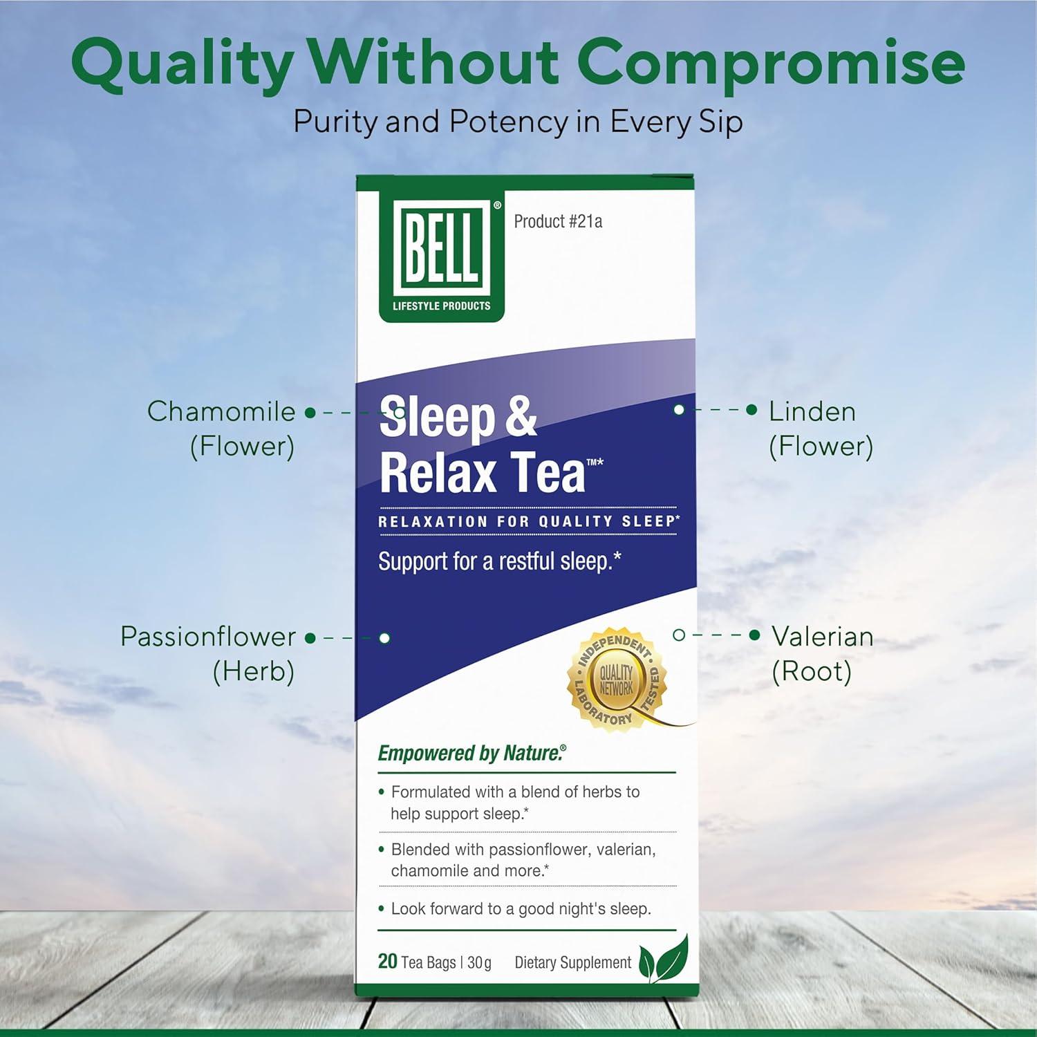 Té Herbal para Dormir Bell Lifestyle - 20 Bolsitas Sin Cafeína