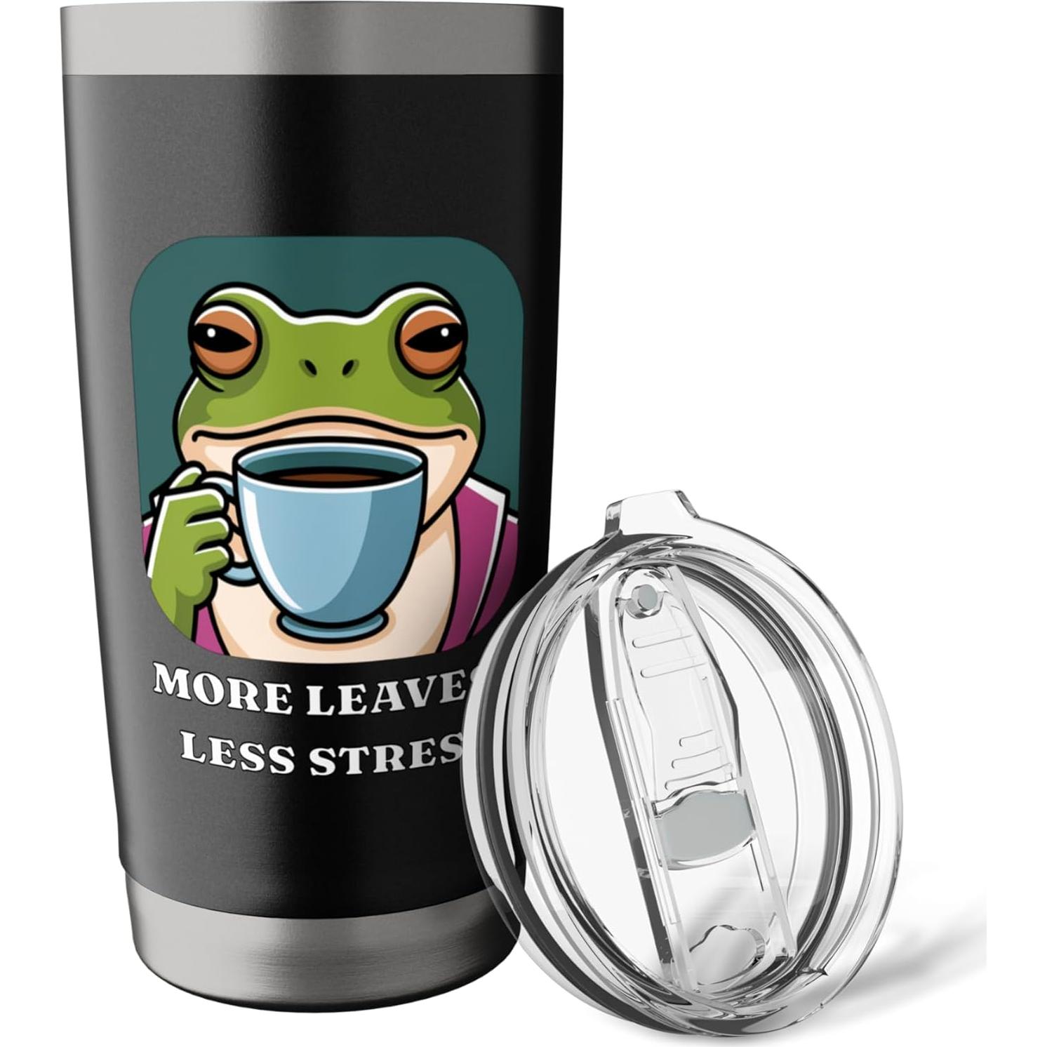 Vaso Térmico Acero Inoxidable 20 oz Steep & Sass Negro