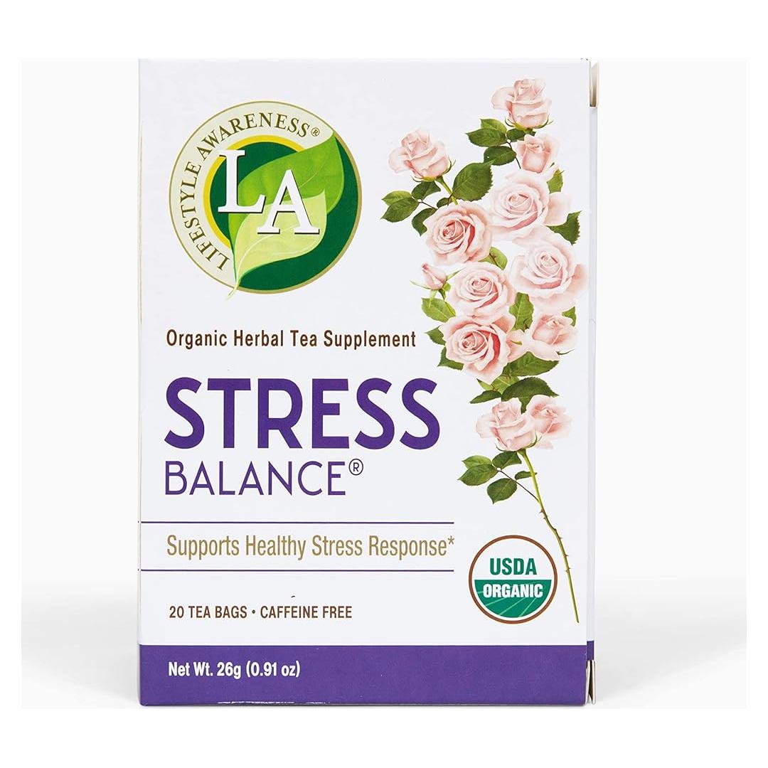 Té de Equilibrio de Estrés Sin Cafeína - 20 Bolsitas - Té de Conciencia