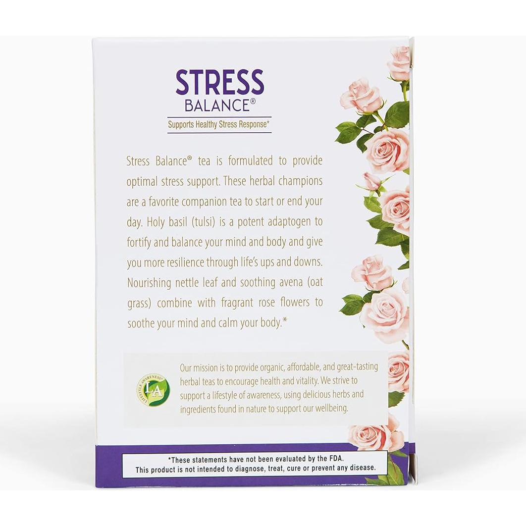 Té de Equilibrio de Estrés Sin Cafeína - 20 Bolsitas - Té de Conciencia