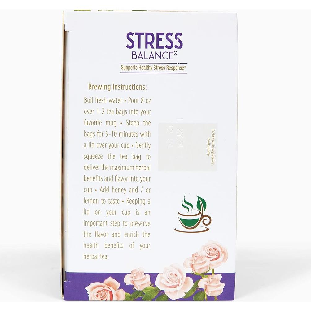 Té de Equilibrio de Estrés Sin Cafeína - 20 Bolsitas - Té de Conciencia