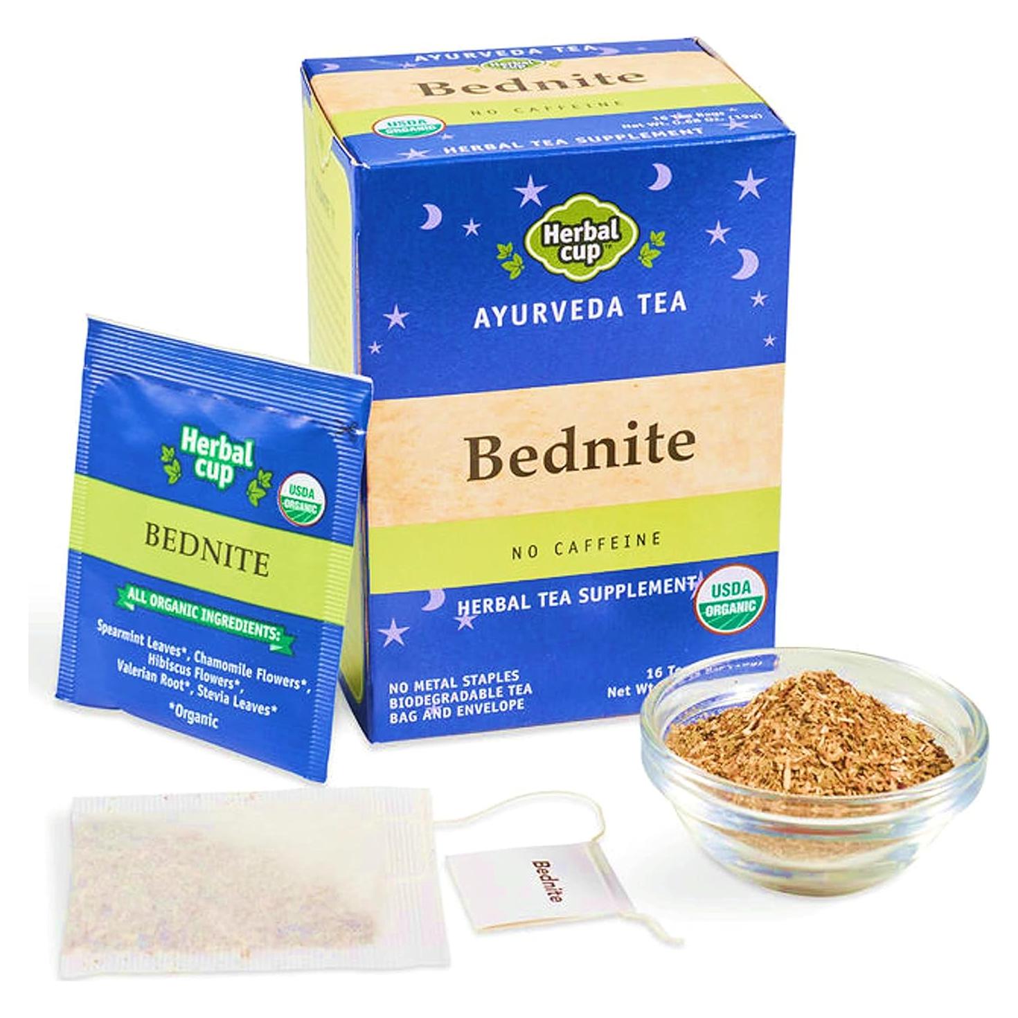 Té Herbal Cup Bednite Orgánico Sin Cafeína - 16 Bolsitas
