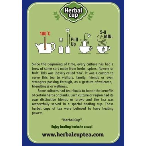 Té Herbal Cup Bednite Orgánico Sin Cafeína - 16 Bolsitas