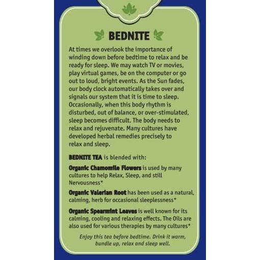 Té Herbal Cup Bednite Orgánico Sin Cafeína - 16 Bolsitas