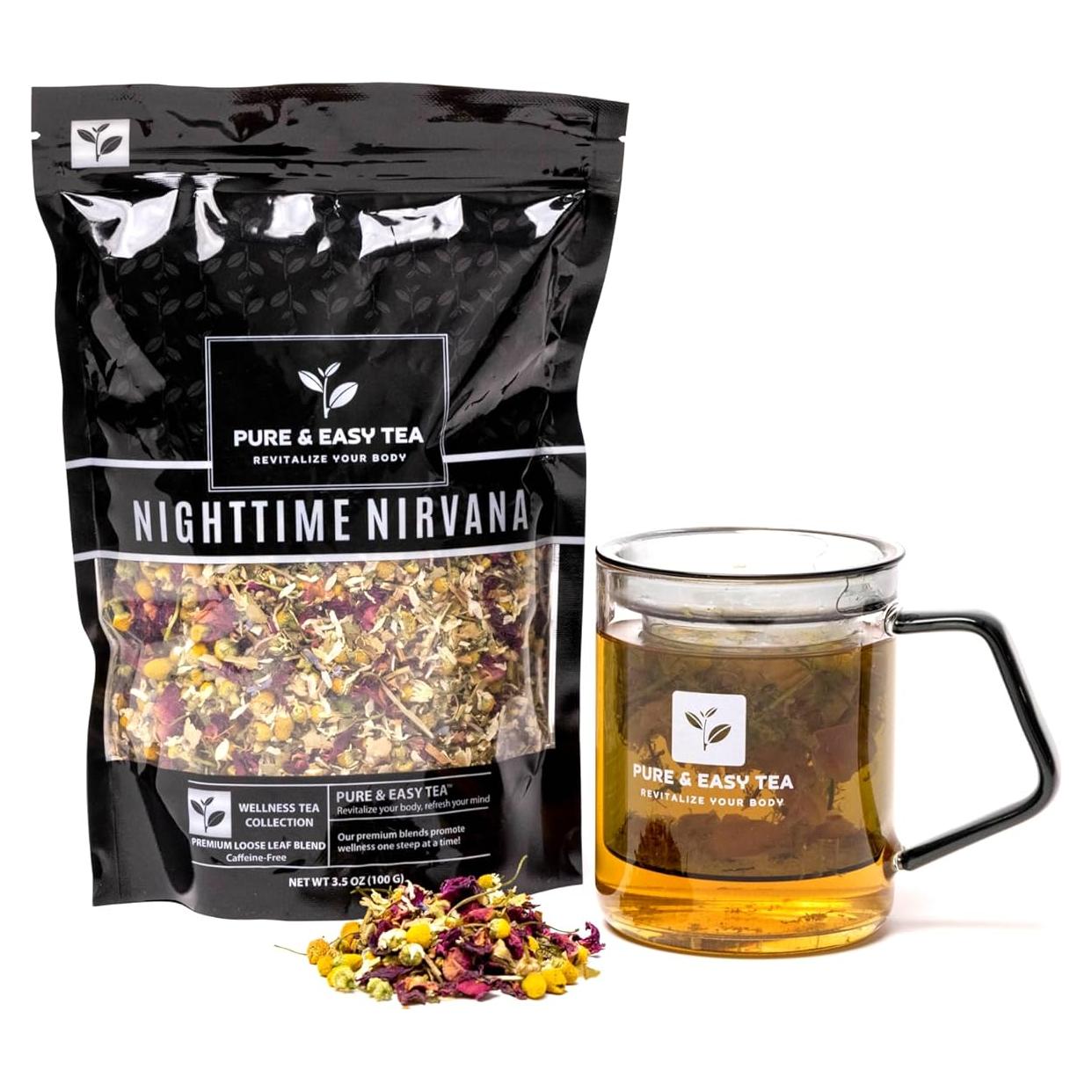 Té Natural para Dormir Nirvana Nocturna 100g Sin Cafeína